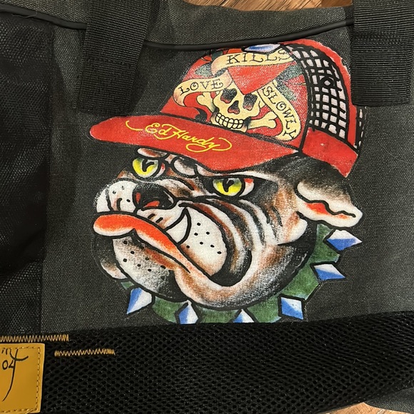 Ed Hardy duffel bag - Picture 2 of 6